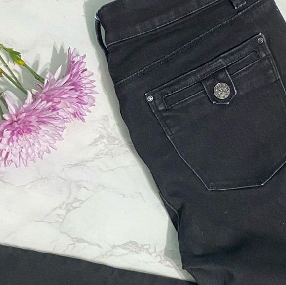 WHBM Black Skinny Flare Honore Jeans 6r - Picture 7 of 7